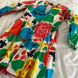 Tiered printed J.Crew dress